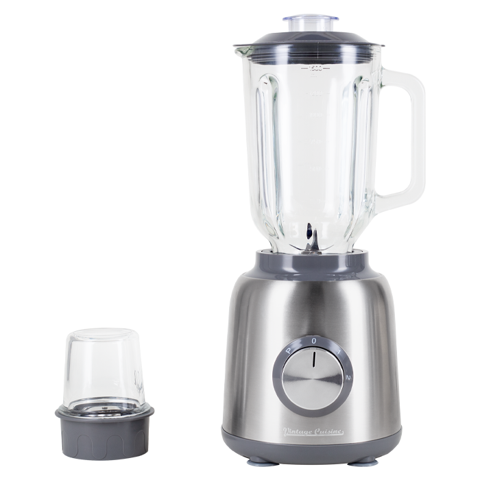 Retro blender kielichowy z minirozdrabniaczem Vintage Cuisine