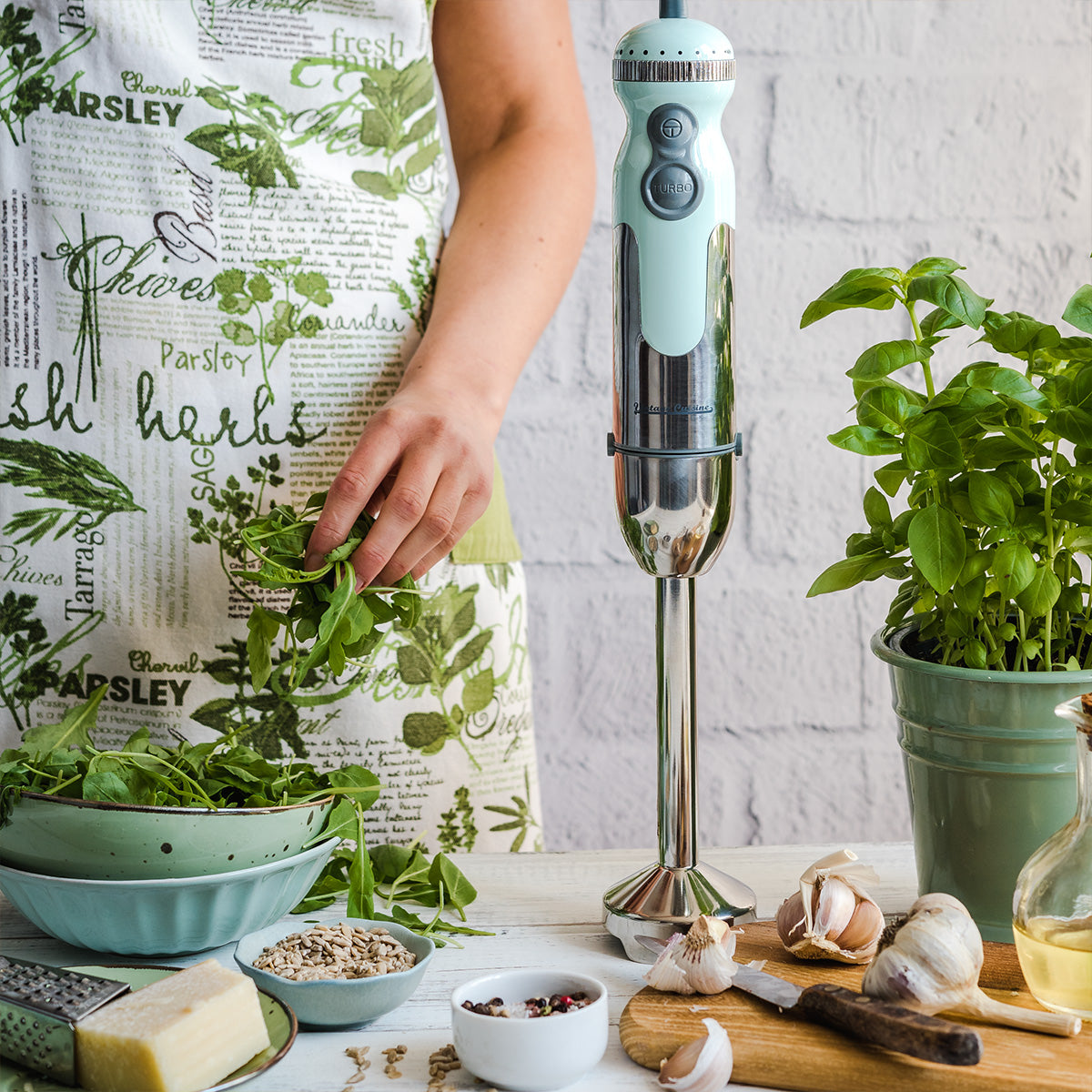 Retro blender ręczny Vintage Cuisine
