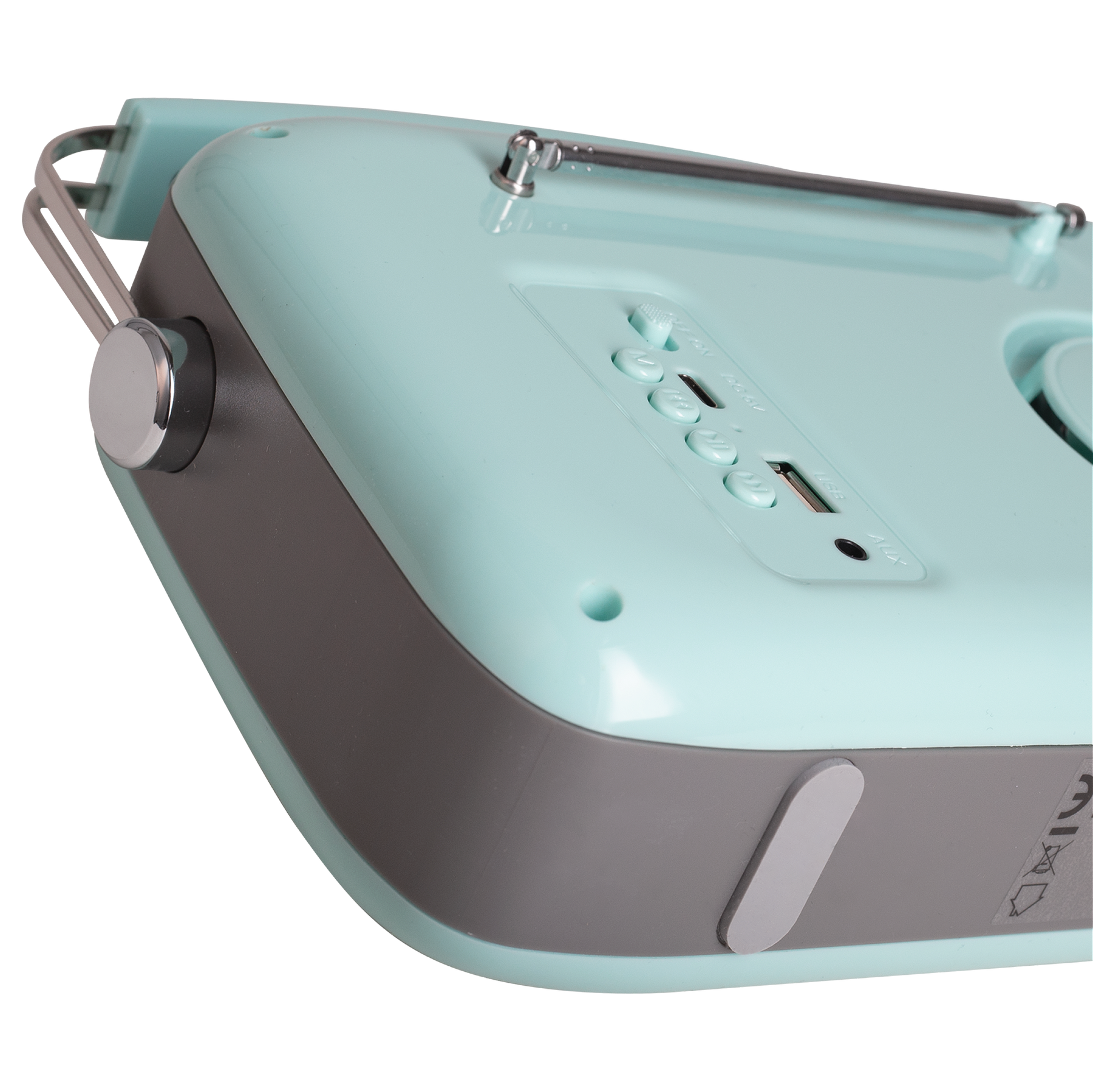 Retro radio chrom z głośnikiem bluetooth Vintage Cuisine 2.0