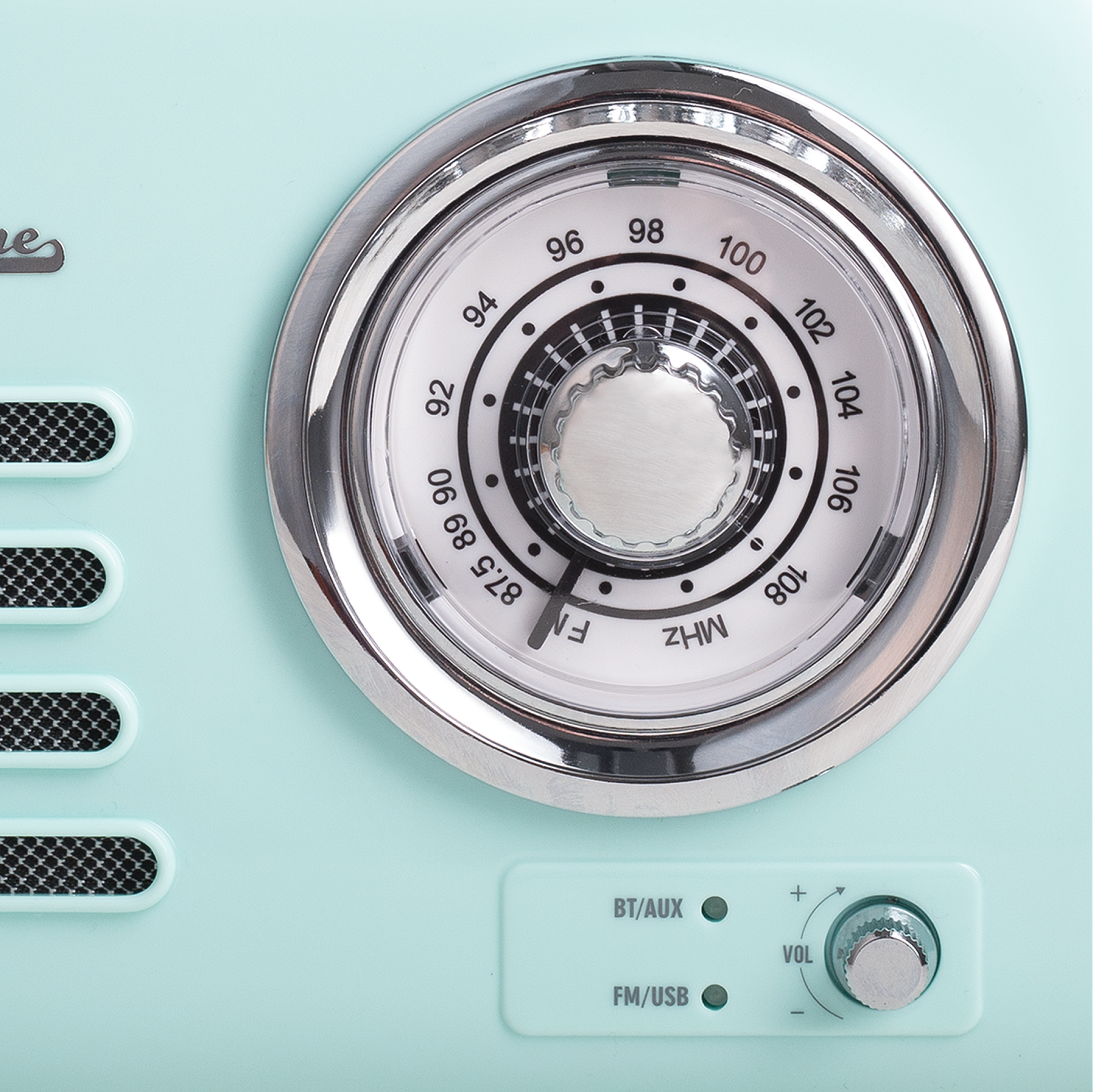 Retro radio chrom z głośnikiem bluetooth Vintage Cuisine 2.0