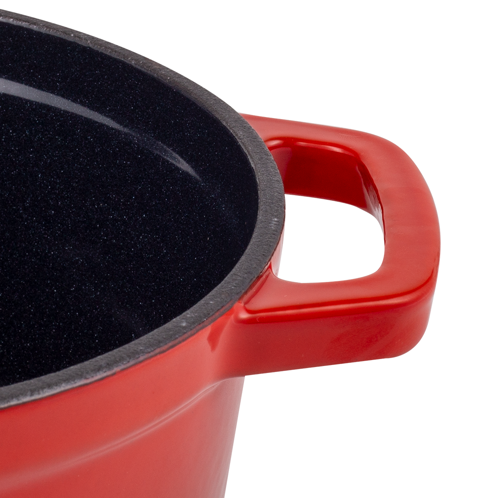 Retro garnek żeliwny z pokrywką 2,2L Vintage Cuisine