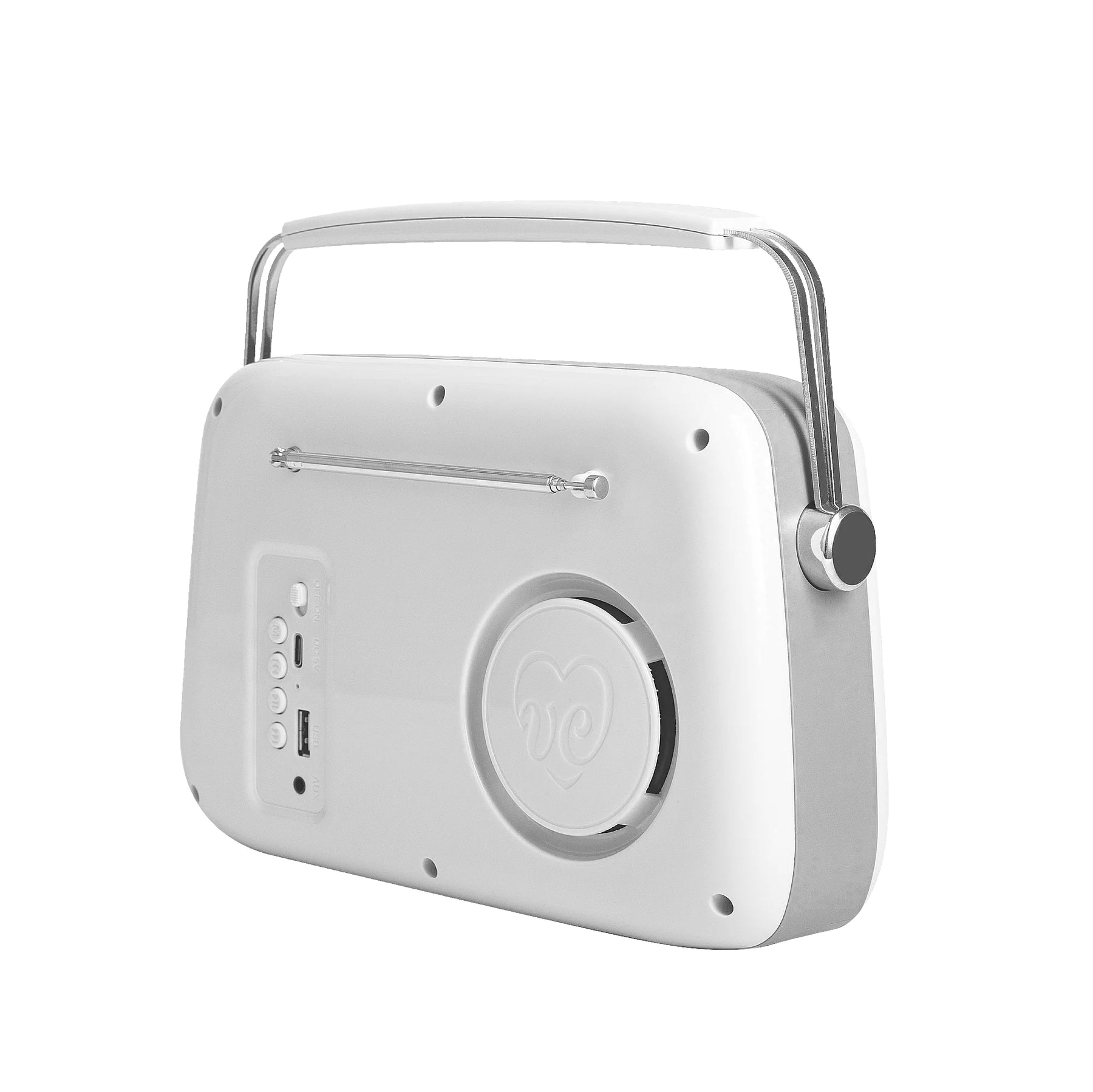 Retro radio chrom z głośnikiem bluetooth Vintage Cuisine 2.0