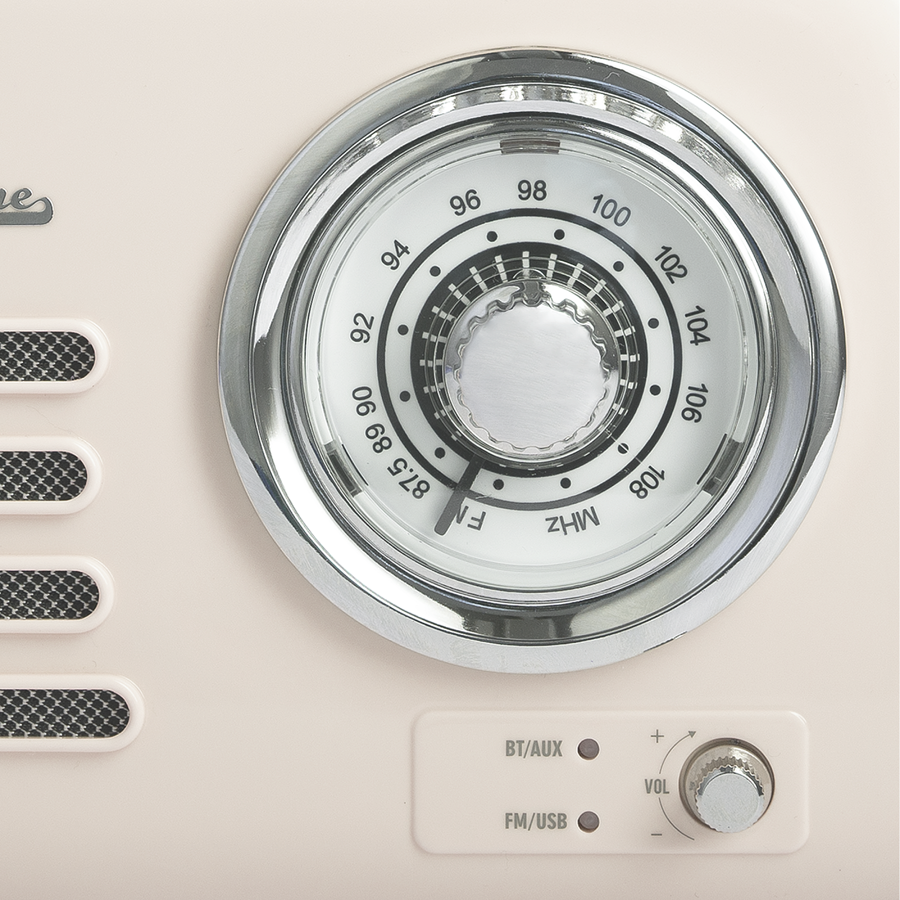 Retro radio chrom z głośnikiem bluetooth Vintage Cuisine 2.0