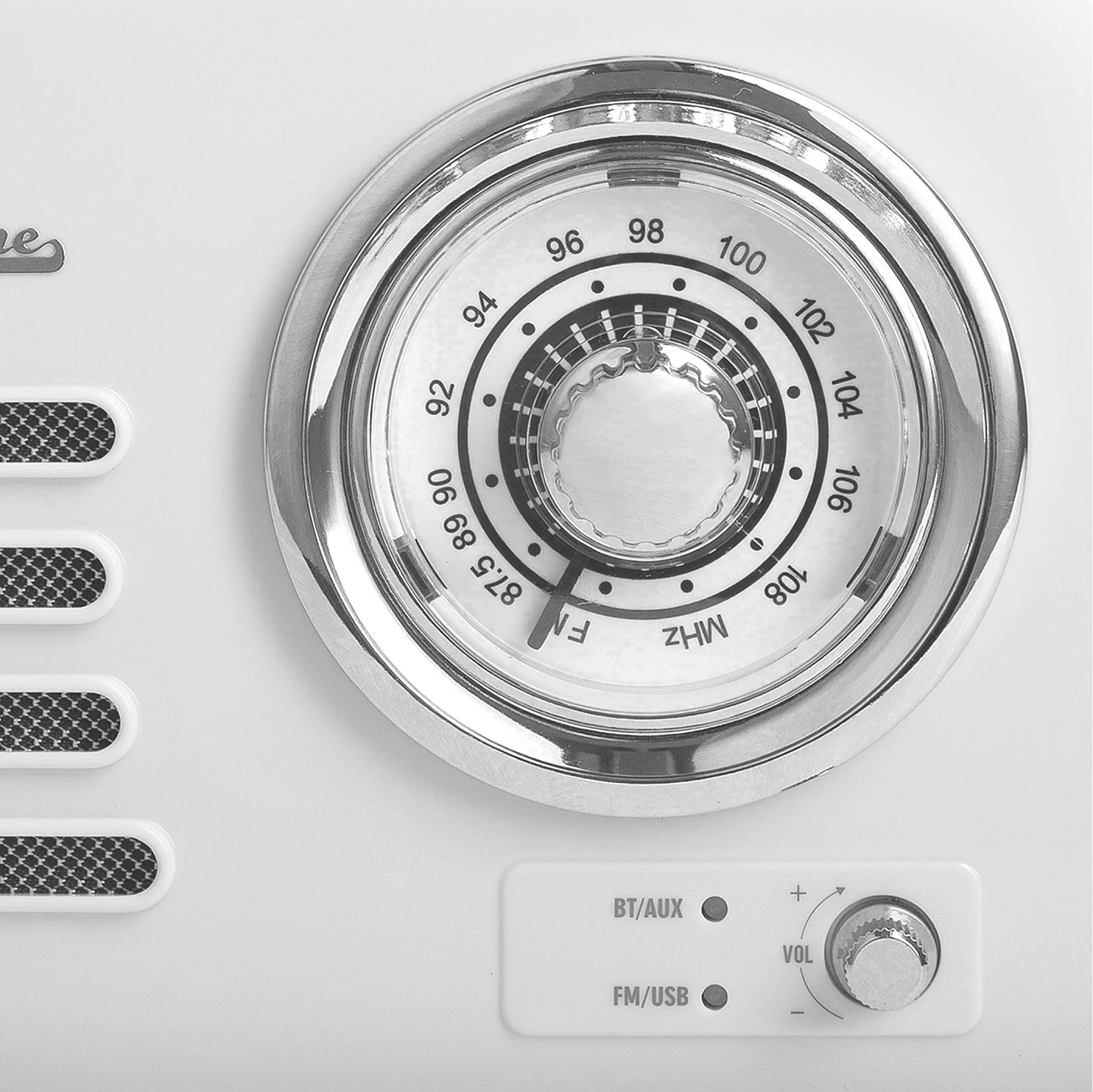 Retro radio chrom z głośnikiem bluetooth Vintage Cuisine 2.0