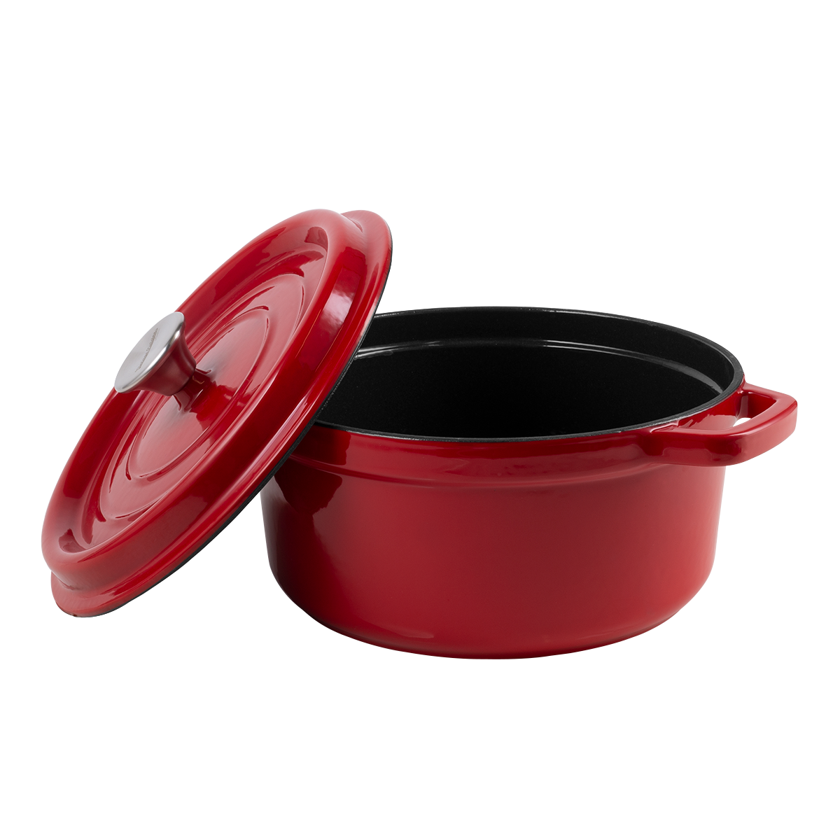Retro garnek żeliwny z pokrywką 2,2L Vintage Cuisine