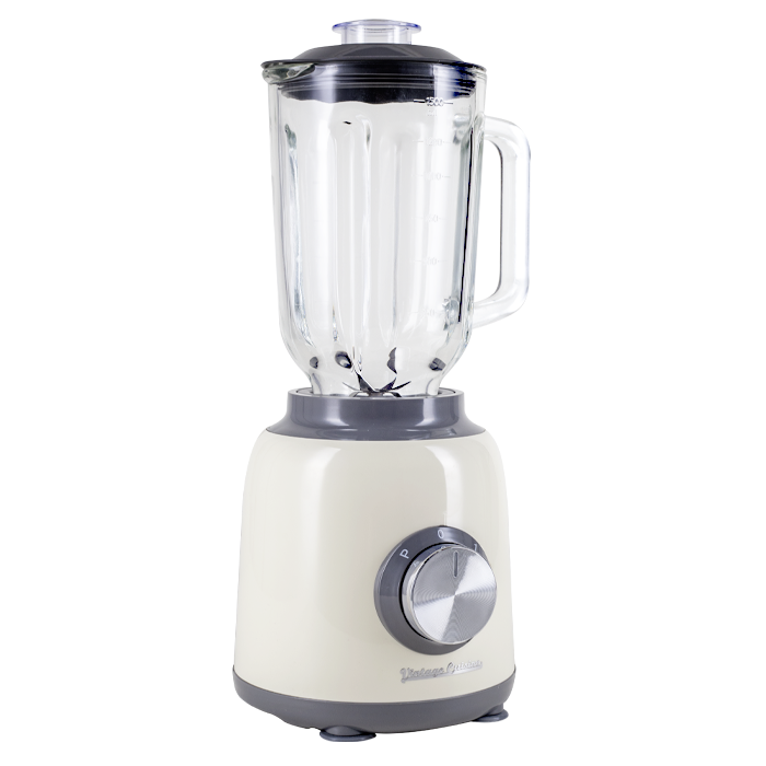 Retro blender kielichowy z minirozdrabniaczem Vintage Cuisine