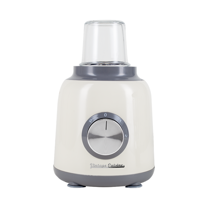 Retro blender kielichowy z minirozdrabniaczem Vintage Cuisine