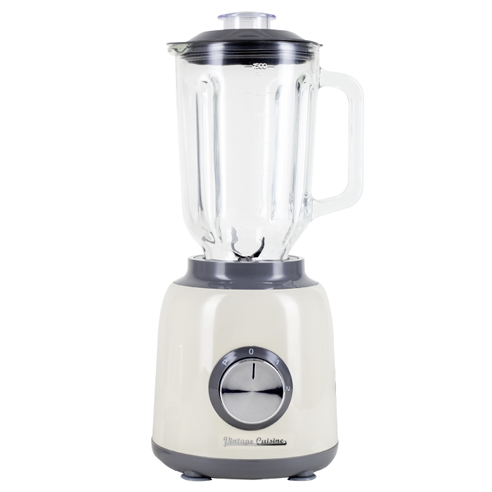 Retro blender kielichowy z minirozdrabniaczem Vintage Cuisine