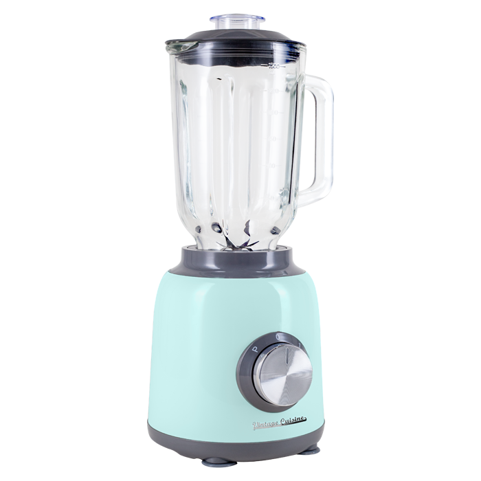 Retro blender kielichowy z minirozdrabniaczem Vintage Cuisine