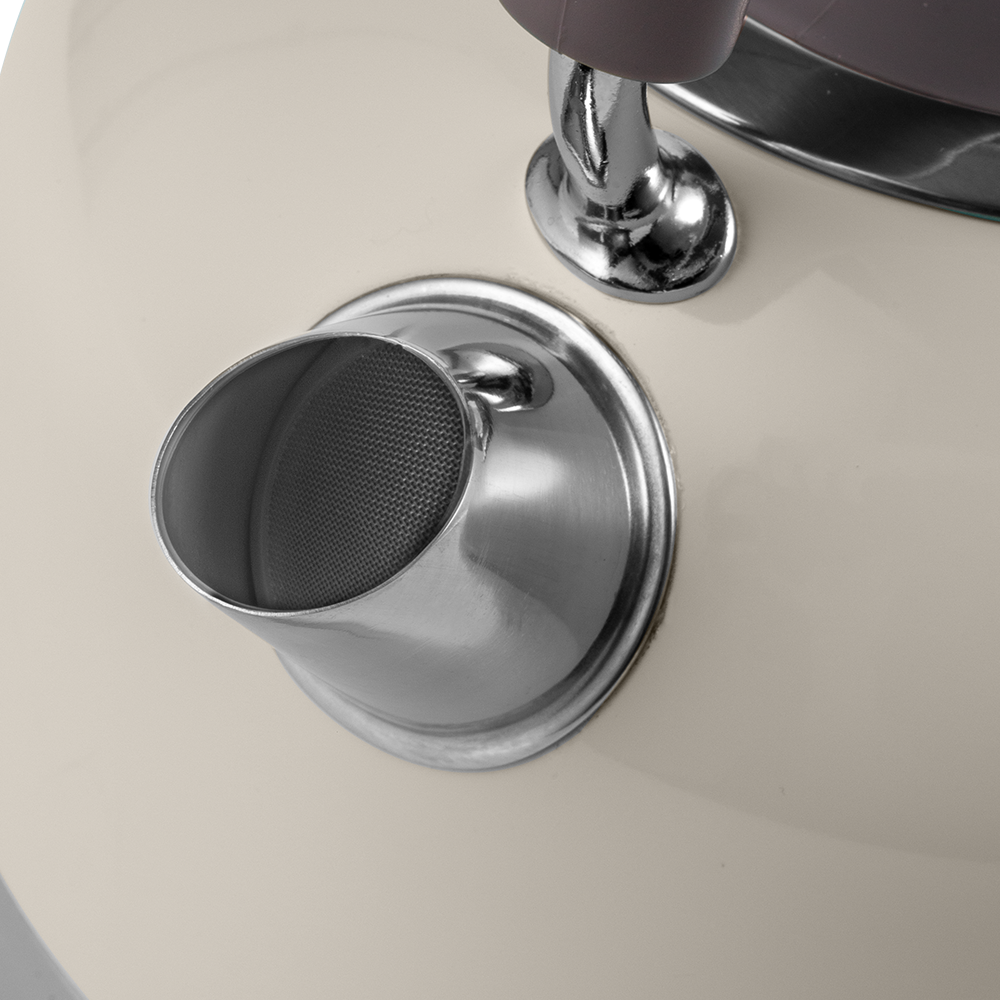 Zestaw melomana: retro radio chrom z głośnikiem bluetooth i retro czajnik elektryczny z termometrem Vintage Cuisine