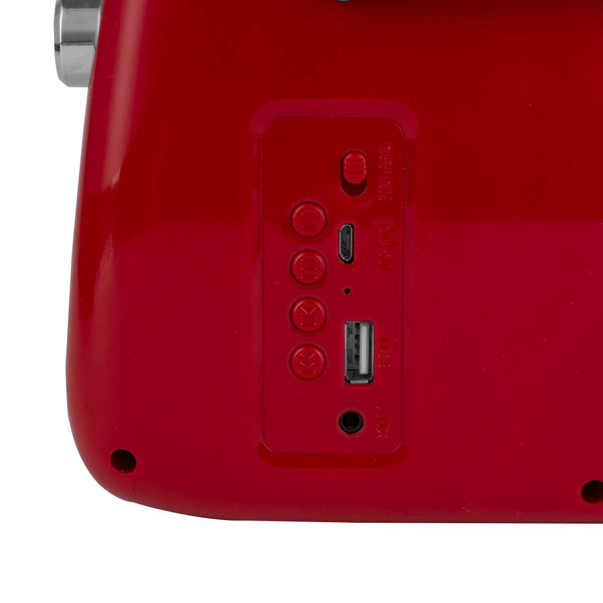 Zestaw melomana: retro radio chrom z głośnikiem bluetooth i retro czajnik elektryczny z termometrem Vintage Cuisine