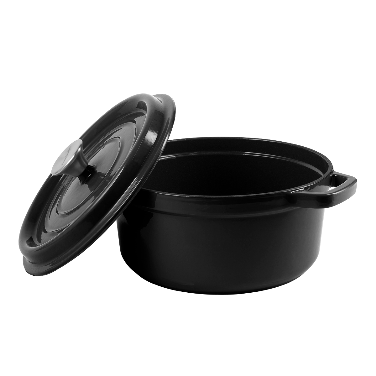 Retro garnek żeliwny z pokrywką 2,2L Vintage Cuisine