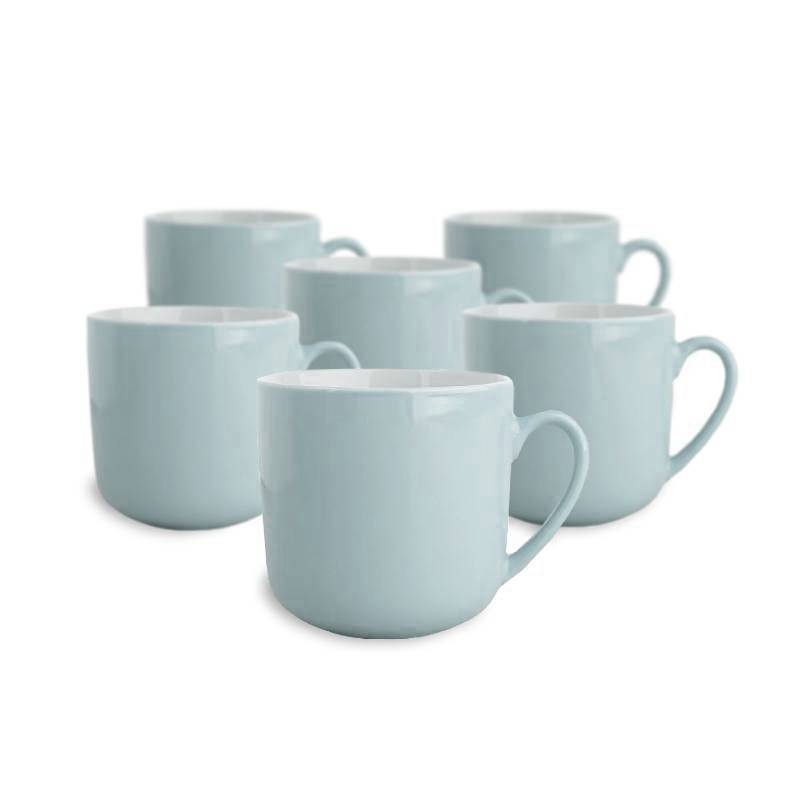 Zestaw kubków porcelanowych do kawy i herbaty Urban 300 ml (6 sztuk)