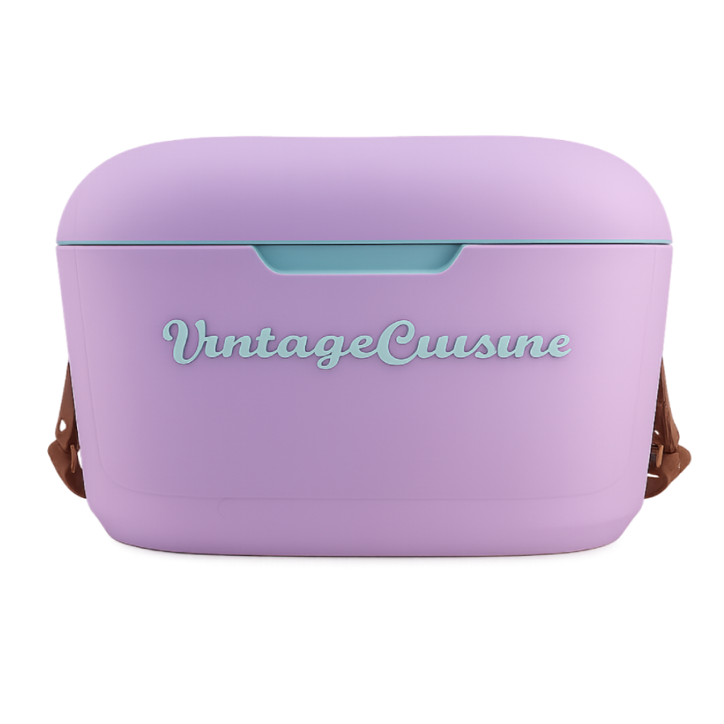 Lodówka turystyczna 18,8l Vintage Cuisine z paskiem do transportu