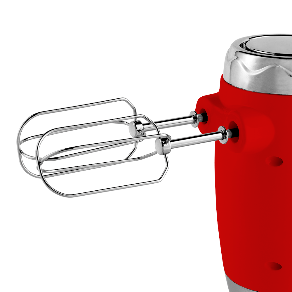 Zestaw "Amis en Rouge" - mikser i blender ręczny w kolorze czerwonym