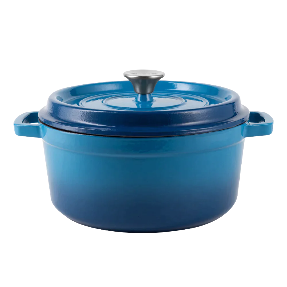 Retro garnek żeliwny z pokrywką 4,3L Ombre Vintage Cuisine