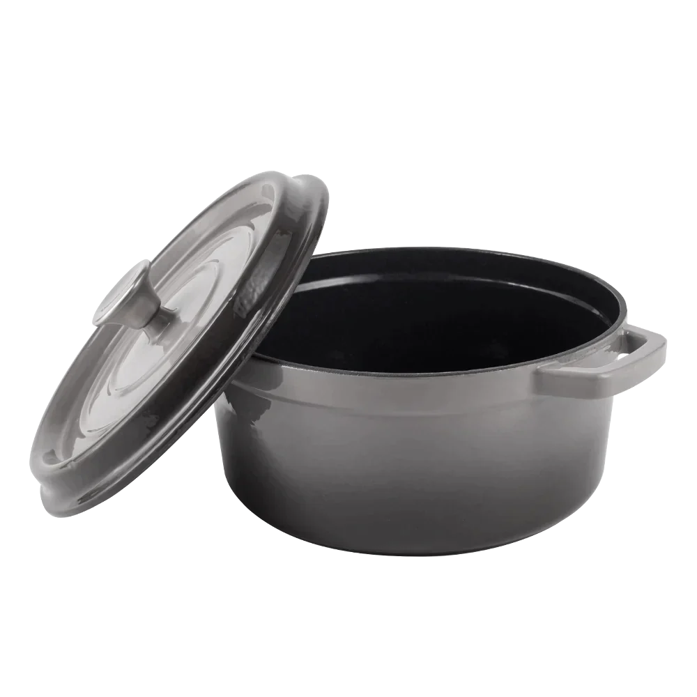 Retro garnek żeliwny z pokrywką 4,3L Ombre Vintage Cuisine