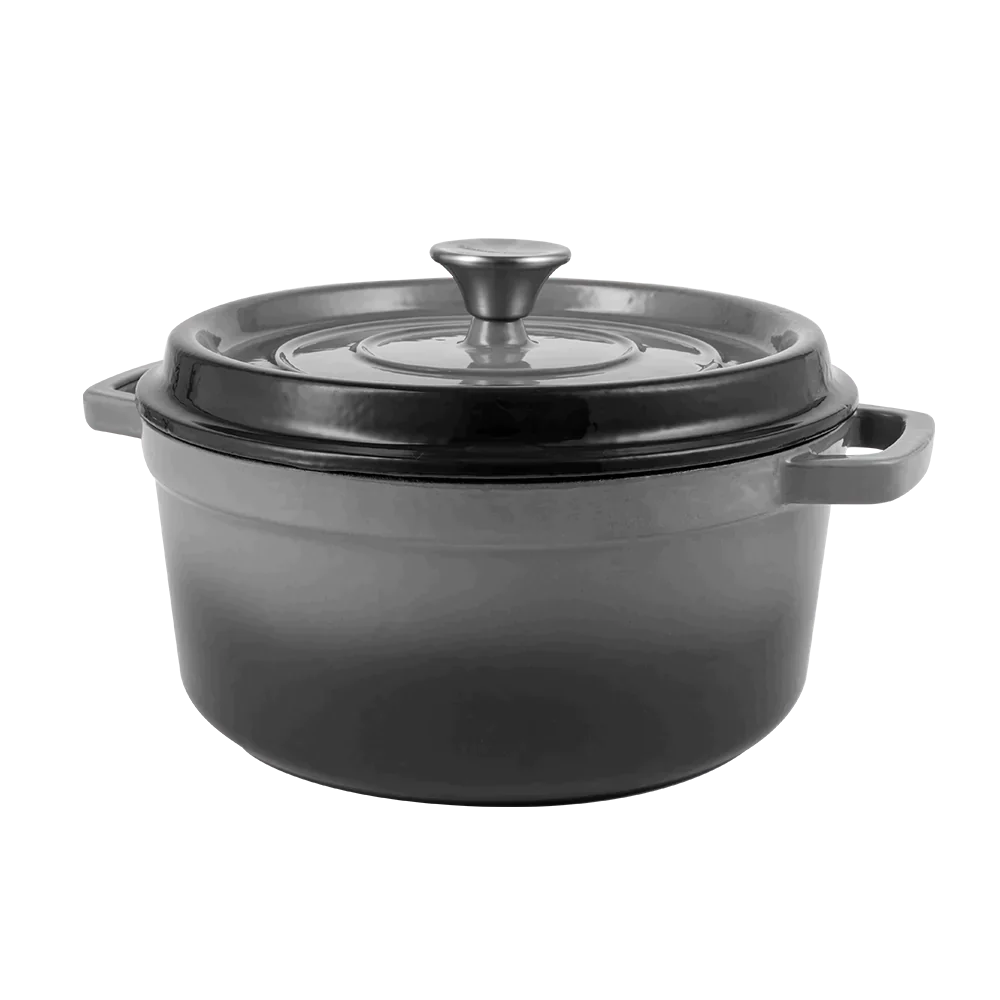 Retro garnek żeliwny z pokrywką 4,3L Ombre Vintage Cuisine