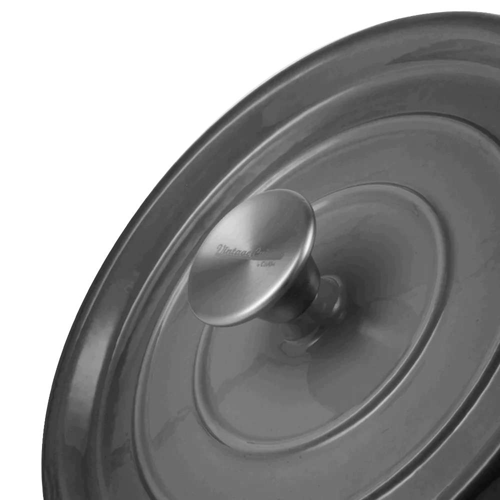 Retro garnek żeliwny z pokrywką 4,3L Ombre Vintage Cuisine