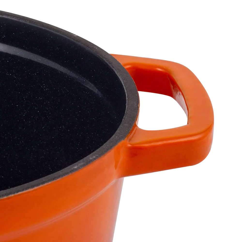 Retro garnek żeliwny z pokrywką 4,3L Ombre Vintage Cuisine