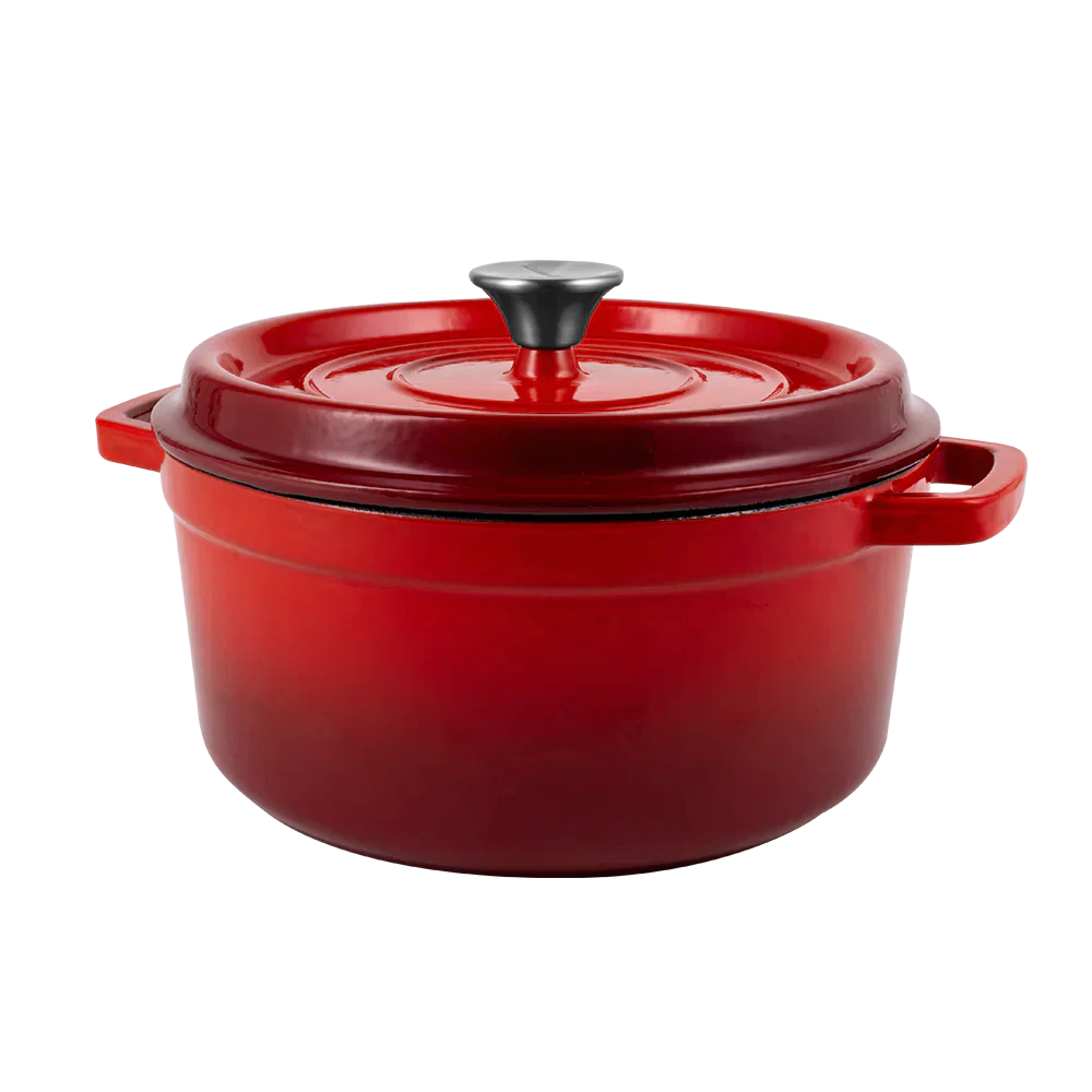 Retro garnek żeliwny z pokrywką 4,3L Ombre Vintage Cuisine