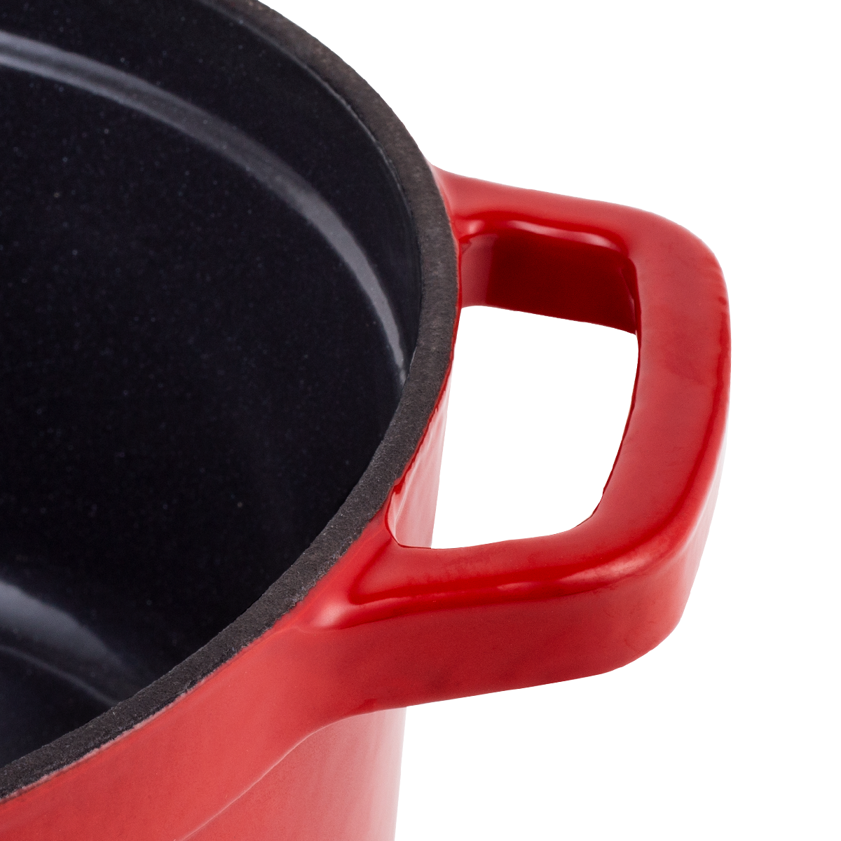 Retro garnek żeliwny z pokrywką 2,2L Ombre Vintage Cuisine
