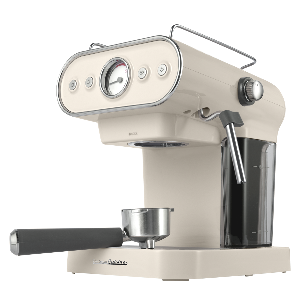 Coffee machine with frothing nozzle