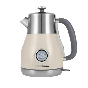 Retro electric kettle with thermometer slim