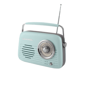 Retro Radio Chrome with Bluetooth speaker Vintage Cuisine