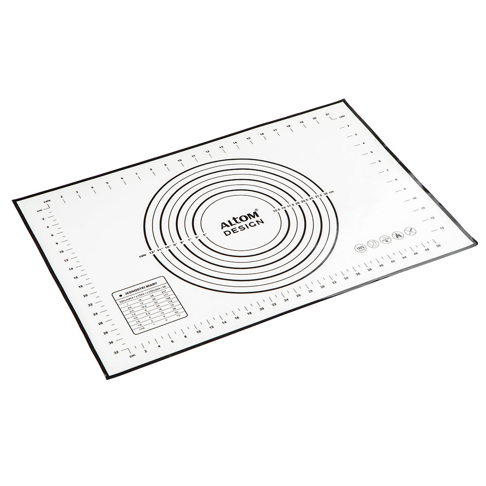 Stolnica silikonowa Altom Design biała 60x40 cm