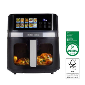 Air Fryer - frytkownica beztłuszczowa - MELINK - 8,6l - czarny