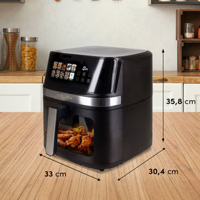 Air Fryer - frytkownica beztłuszczowa - MELINK - 8,6l - czarny