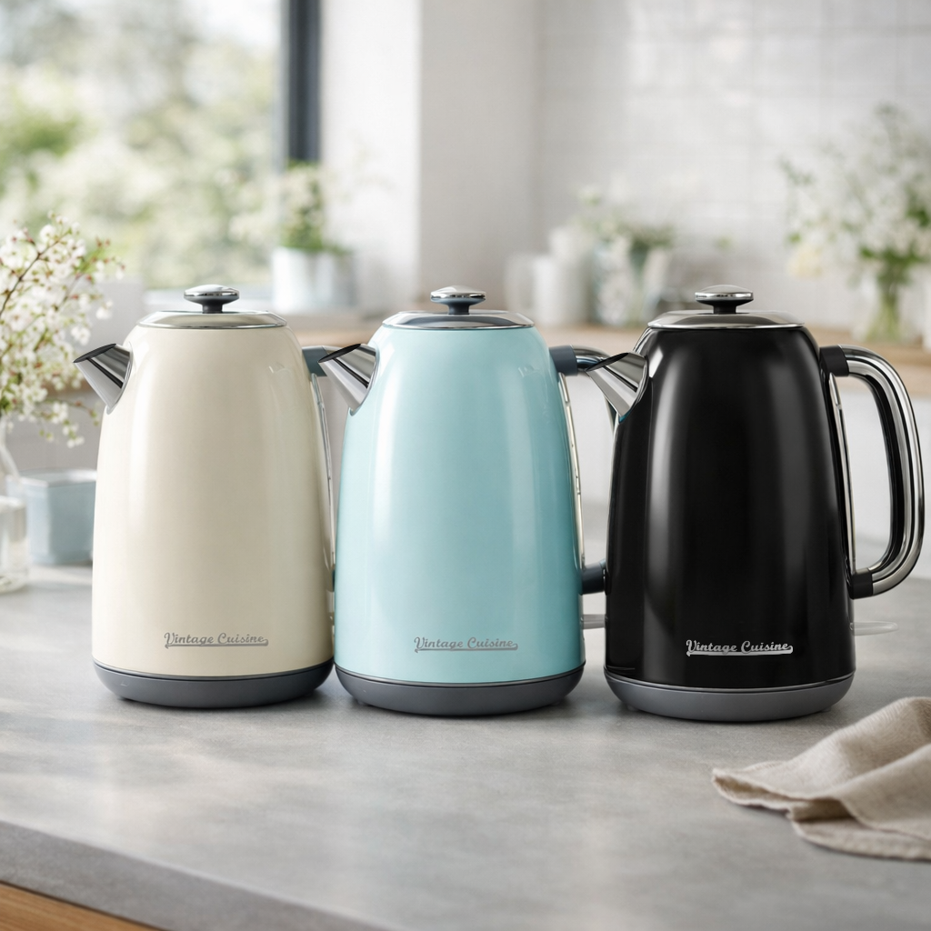 Retro czajnik elektryczny 1.7L Vintage Cuisine