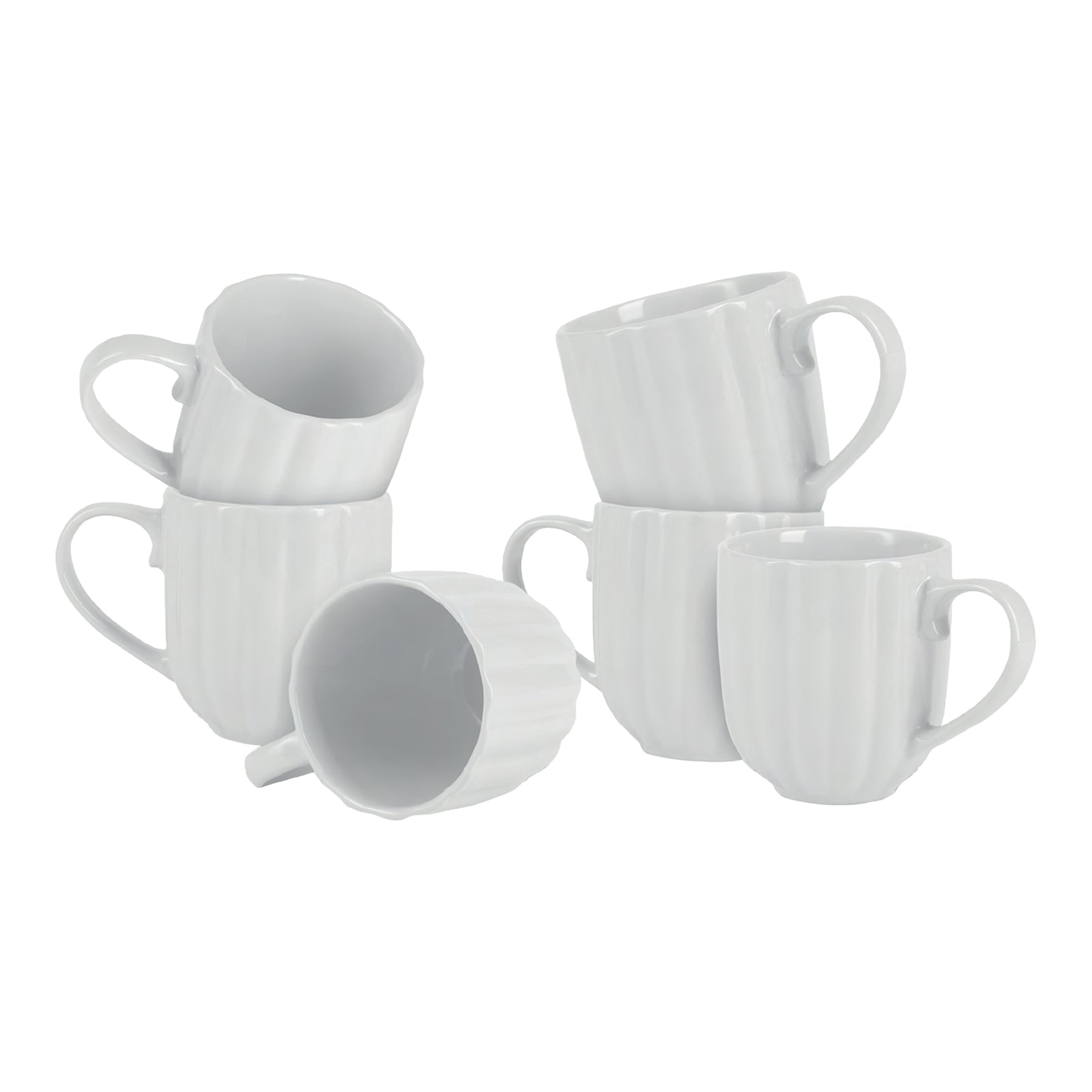 Komplet kubków szkliwionych Vintage Cuisine 6 sztuk