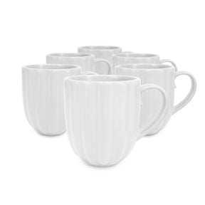Komplet kubków szkliwionych Vintage Cuisine 6 sztuk