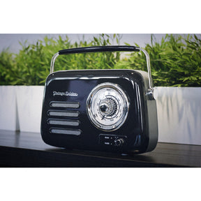 Retro radio chrom z głośnikiem bluetooth Vintage Cuisine 2.0