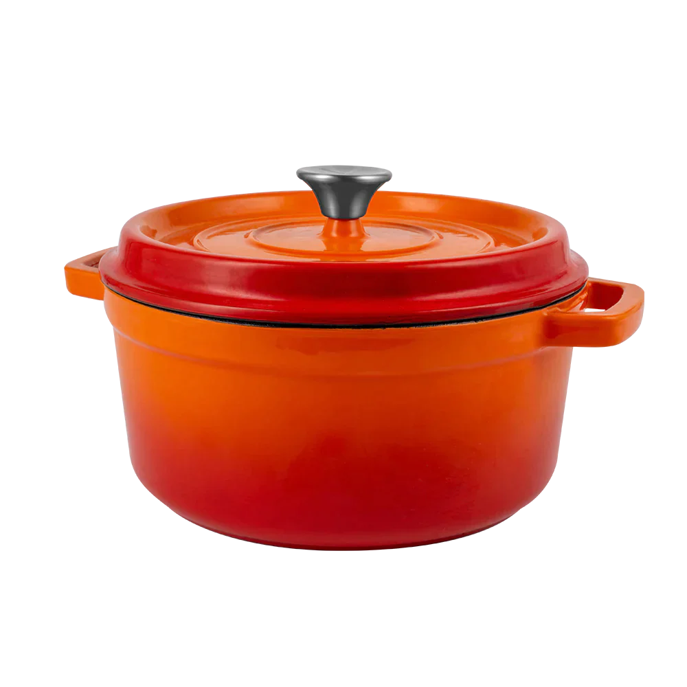 Enameled cast iron pot with lid 4,3L Ombre Vintage Cuisine