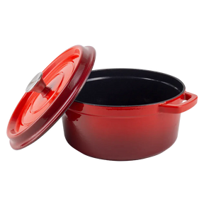 Enameled cast iron pot with lid 4,3L Ombre Vintage Cuisine