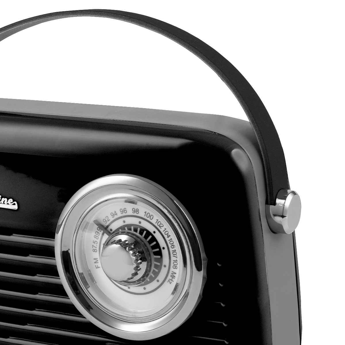 Retro radio z miekką rączką i głośnikiem bluetooth Vintage Cuisine